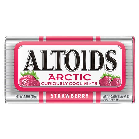 Altoids Arctic Strawberry Sugarfree Mints Single Pack