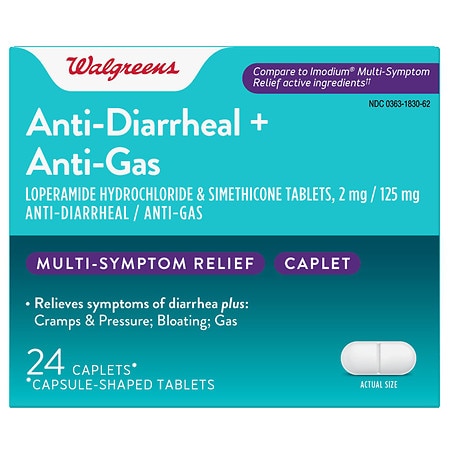 Walgreens Anti-Diarrheal Multi-Symptom Caplets