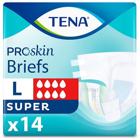TENA Proskin Stretch Unisex Overnight Brief for Incontinence