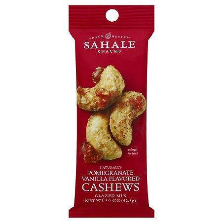 Sahale Snacks Pomegranate Vanilla Flavored Cashews
