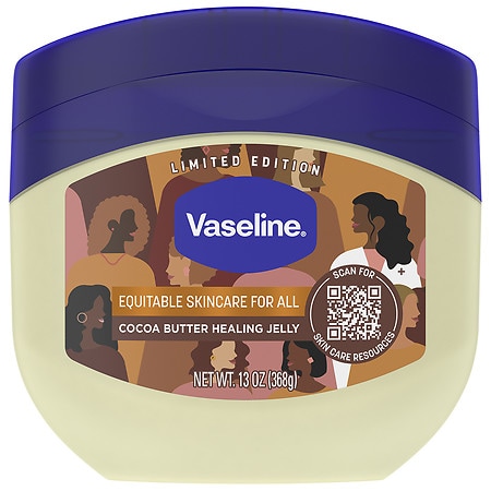 Vaseline Healing Jelly for Dry Skin Cocoa Butter Moisturizer