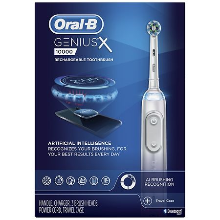 spijsvertering Zonsverduistering adelaar Oral-B Genius X 10000 Electric Toothbrush Artificial Intelligence White |  Walgreens