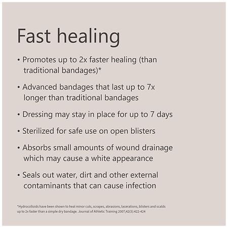 Walgreens Hydrocolloid Gel Bandages Large