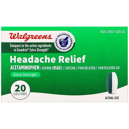 Walgreens Headache Relief Geltabs Extra Strength