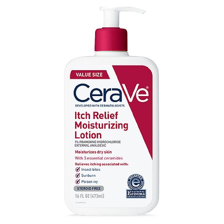 CeraVe Itch Relief Moisturizing Lotion with Pramoxine Hydrochloride for Dry Skin