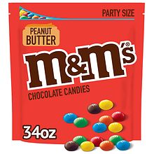 M&M'S Milk Chocolate Candy, Party Size, 38 oz Bulk Candy