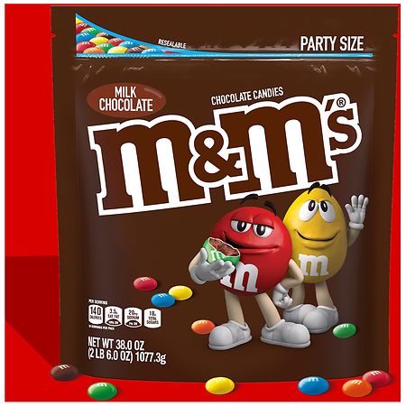 M&M's Candy Milk Chocolate, Party Size Bag
