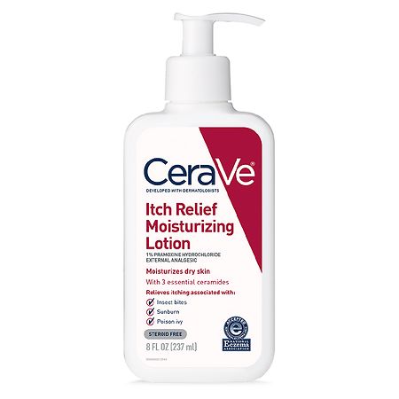 CeraVe Itch Relief Moisturizing Lotion with Pramoxine Hydrochloride for Dry Skin