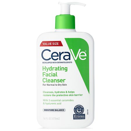 CeraVe Hydrating Face Cleanser for Sensitive and Dry Skin
