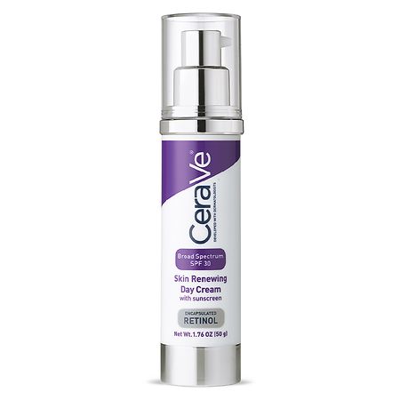 CeraVe Anti Aging Face Cream SPF 30, Skin Renewing Day Cream with Retinol