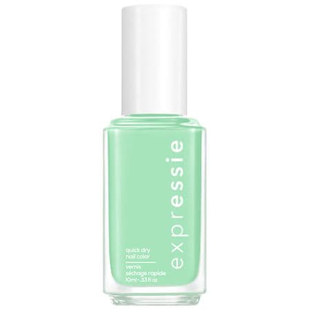 essie expressie Quick-Dry Nail Polish, Vegan, express to impress (mint green), 0.33 fl oz | CVS
