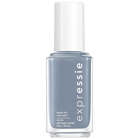 essie expressie Quick-Dry Nail Polish, Vegan, air dry (slate blue), 0.33 fl oz | CVS