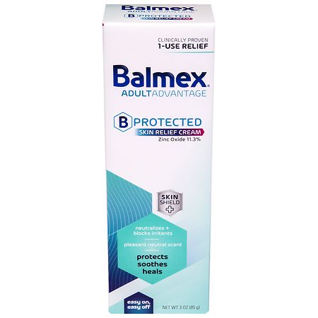 Balmex Adult Advantage Skin Relief Cream With Zinc Oxide