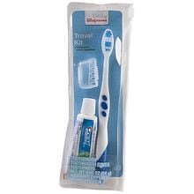 Walgreens 3-In-1 Travel Kit with Toothpaste, Mouthwash, and Travel  Toothbrush