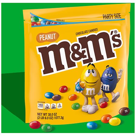 M&M's Candy Party Size Peanut Chocolate