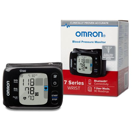 Omron 5 Series Wireless Upper Arm Blood Pressure Monitor with 9 in