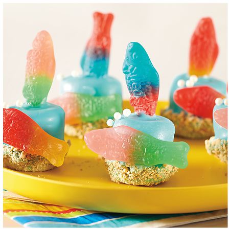 Swedish Fish Tails 2 Flavors in 1 Soft & Chewy Candy