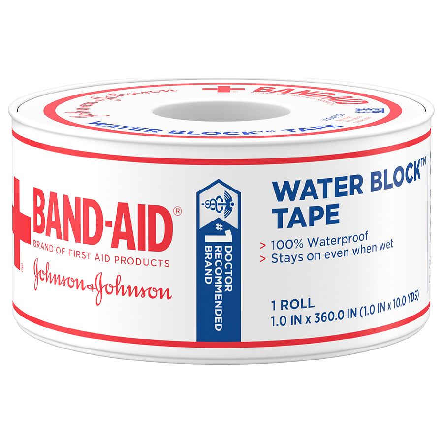 Band-Aid First Aid Hurt-Free Medical Paper Tape Small