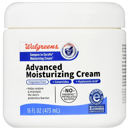 Walgreens Advanced Moisturizing Cream Fragrance Free