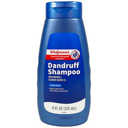 Walgreens Medicated Dandruff Shampoo with Menthol /  Selenium Sulfide 1%