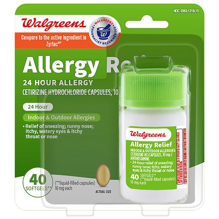 Walgreens 24 Hour Allergy Relief Softgels