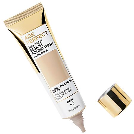 L'Oreal Paris Age Perfect Radiant Serum Foundation with SPF 50, Ivory