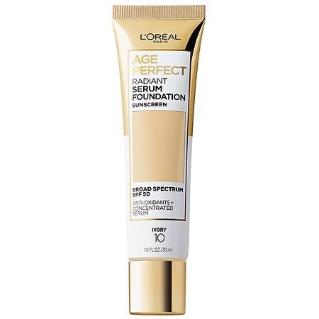 L'Oreal Paris Age Perfect Radiant Serum Foundation with SPF 50 Ivory