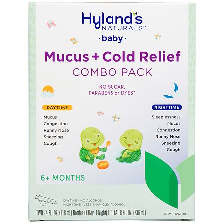 Hyland's Naturals Baby Mucus + Cold Relief Day/ Night Value Pack