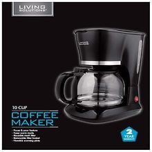 Living Solutions 5 Cup Coffee Maker Black