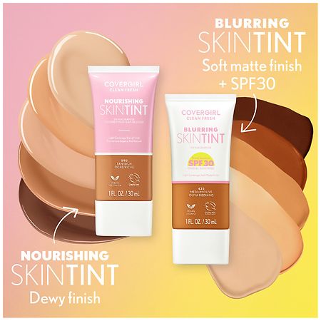 COVERGIRL Clean Fresh Skin Milk Foundation – Leichte, Pflegende Foundation, Fair/Light, 30 Ml