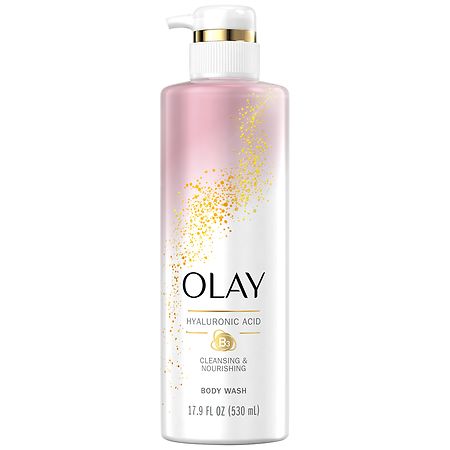 Olay Cleansing & Nourishing Body Wash, Hyaluronic Acid