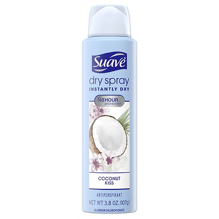 forstene binde markør Suave Coconut Kiss Dry Spray Antiperspirant Deodorant | Walgreens