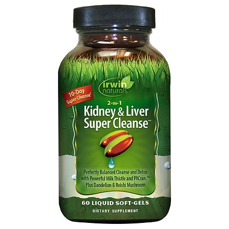 Irwin Naturals 2-In-1 Kidney & Liver Super Cleanse