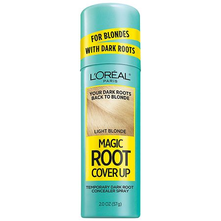 L'Oreal Paris Magic Root Cover Up Temporary Dark Root Concealer Spray, Light Blonde