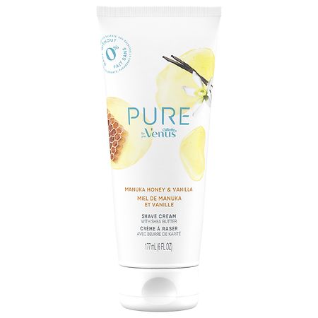 Gillette by Venus Pure Shave Cream Manuka Honey & Vanilla - 6 oz