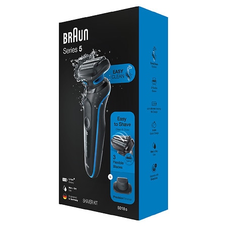 Braun 5Series Easy Clean Electric Razor for Men with Precision Trimmer