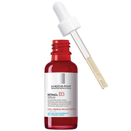 La Roche-Posay Anti Aging Pure Retinol Face  Serum with Vitamin B3 for Fine Lines and Wrinkles