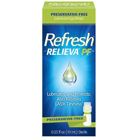 Refresh Relieva PF Lubricant Eye Drops