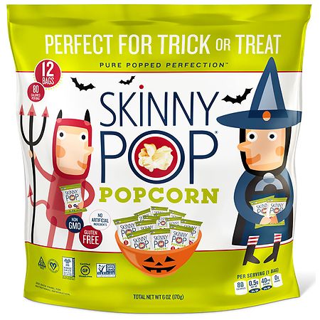 SkinnyPop Halloween Popcorn Trick or Treat Bags Original