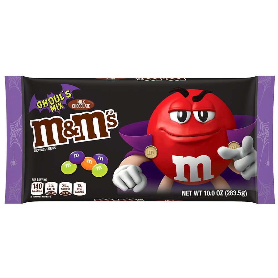 M&M's Peanut Brownie Mix Chocolate Candy, Sharing Size - 7.5 oz Bag