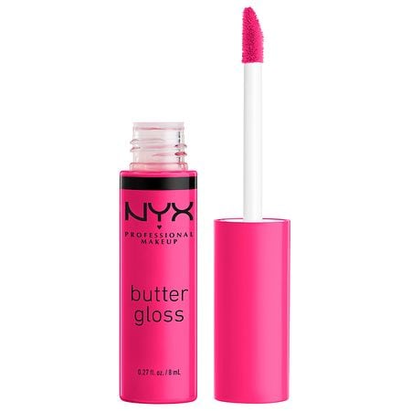 NYX Professional Makeup Butter Gloss Non-Sticky Lip Gloss, One Size, Pink