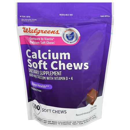 Walgreens Calcium Soft Chews Chocolate