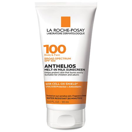 La Roche-Posay Anthelios Melt-in Milk Body and Face Sunscreen Lotion SPF 100
