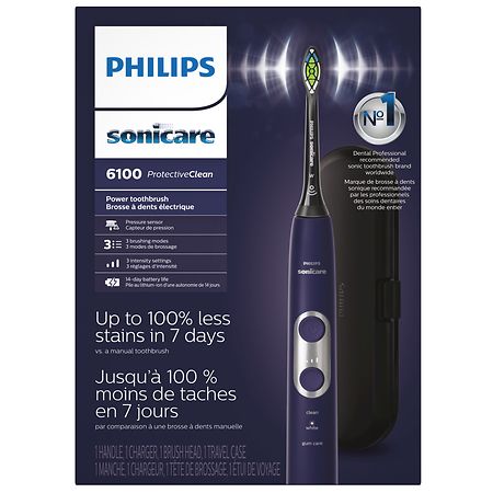 Philips Sonicare ProtectiveClean Toothbrush - 6100 Deep Purple