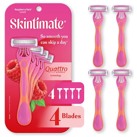 Skintimate Sensitive Skin 4-Blade Women's Disposable Razors