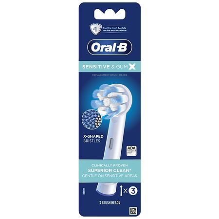 Oral-B Sensitive & Gum X Brush Replacement Heads
