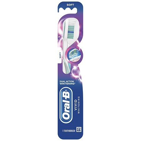 Oral-B Vivid Whitening Manual Toothbrush, Soft