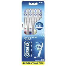 Oral-B Healthy Clean Toothbrushes, Soft | Walgreens