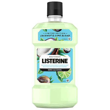 Listerine Zero Alcohol Mouthwash Coconut & Lime
