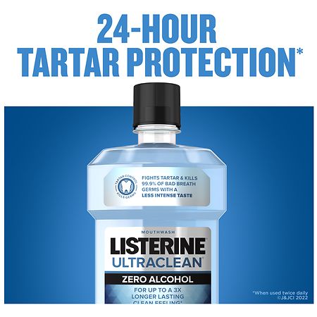 LISTERINE Zero Cool Mint Alcohol Free 1.5 L - Fore Supply Company